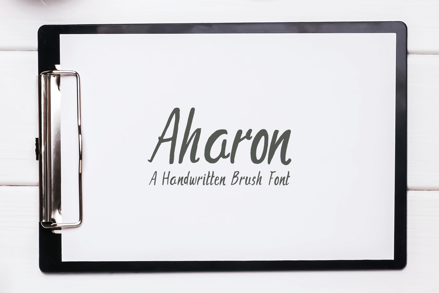 Aharon Font: Authentic Handwritten Style for Business Branding