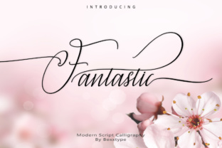 Fantastic Font: A Romantic Script for Handmade Products