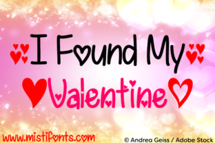 I Found My Valentine Font: An Editorial Design Review