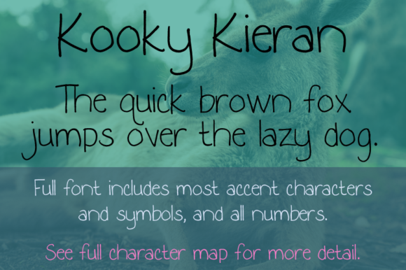 Kooky Kieran Font: Authentic Handwriting for Business Branding
