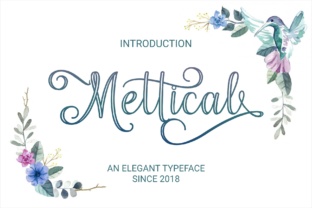 Mettical Font Review: Digital Layouts & Web Design