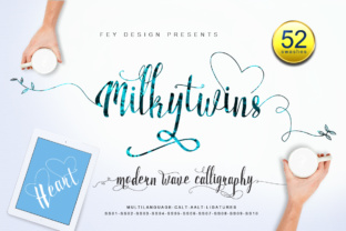 Milkytwins Font: A Modern Script for Editorial Design