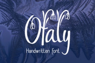 Ofaly Font Review: A Floral Typeface for Spring Branding