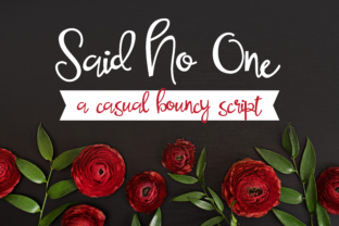 Said No One Font: Authentic Branding for Small Business