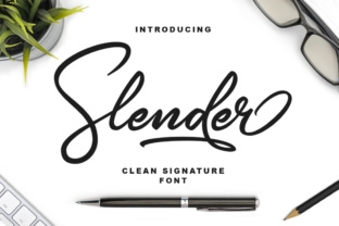 Slender Font: Handcrafted Charm for Makers