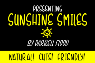 Sunshine Smiles Font: Cheerful Typography for Editorial Design