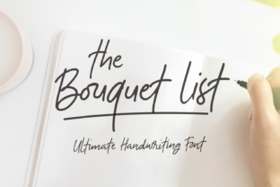 The Bouquet List Font for Editorial Design